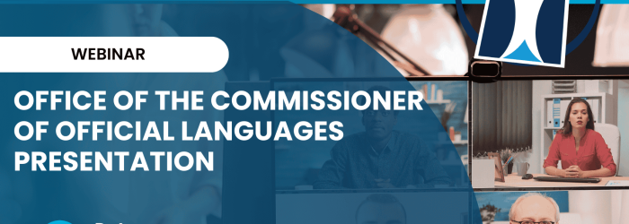 May 22 -Office of the Commissioner of Official Languages Presentation banner